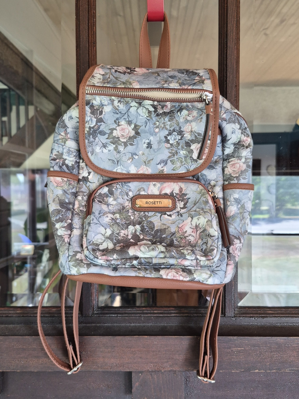 Rosetti Blue Floral Mini Backpack